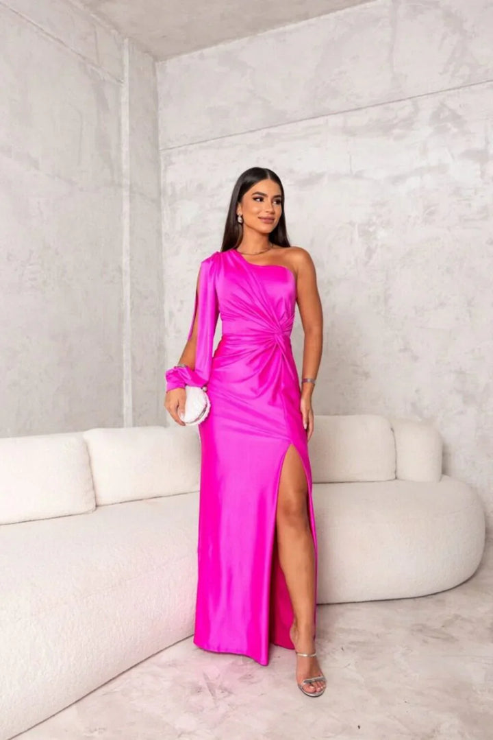 Alison - Elegant Slit Maxi Dress