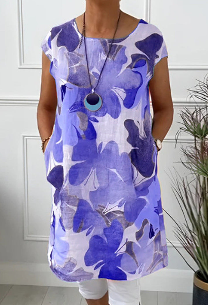 Maree |  Comfortable dress with butterfly print