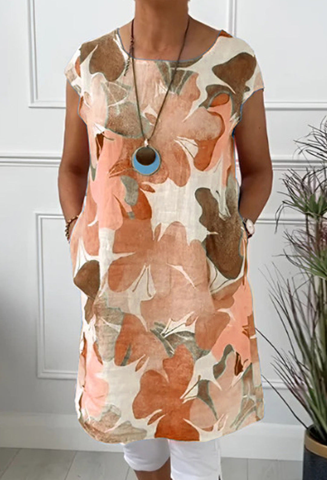 Maree |  Comfortable dress with butterfly print