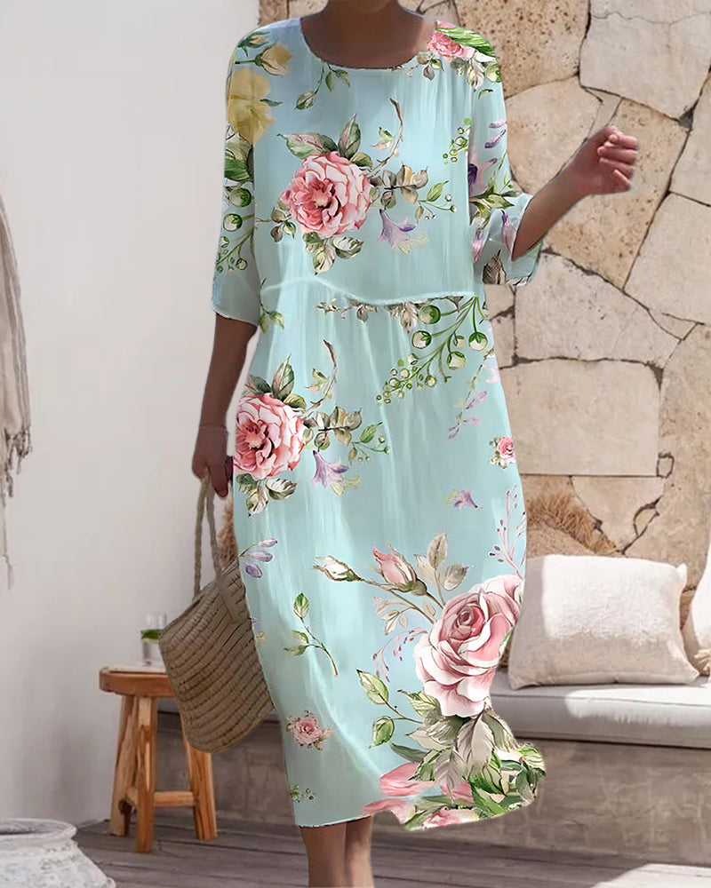 Mara | Elegant Floral Dress