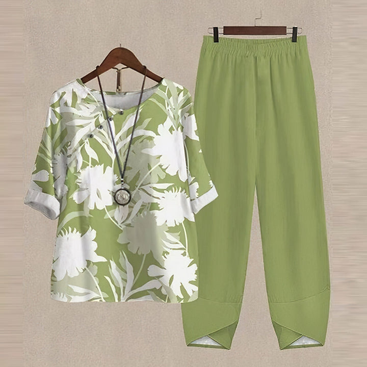 ABIGAIL | CASUAL-CHIC SHIRT AND PANTS SET