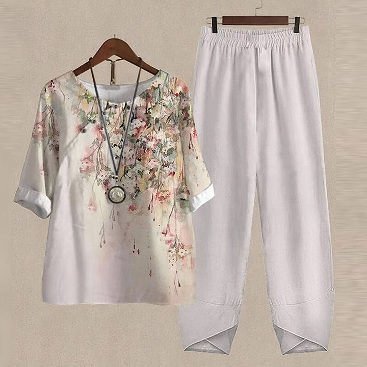 ABIGAIL | CASUAL-CHIC SHIRT AND PANTS SET